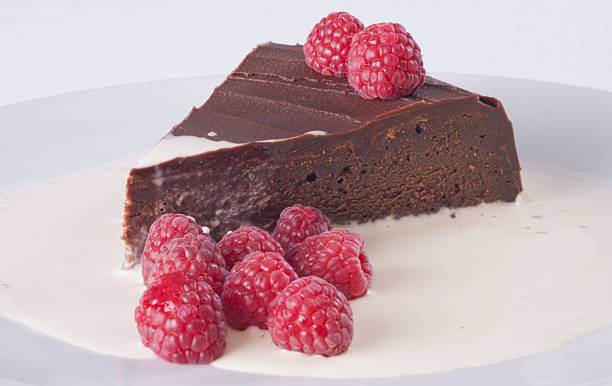 French Chocolate Torte stock photo