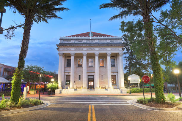 Gainesville, Florida, USA Downtown
