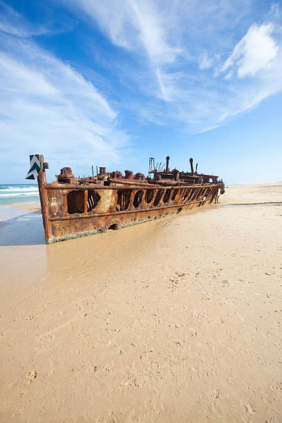 istock Shipwreck at Fraser Island, Queensland Australia 184969570