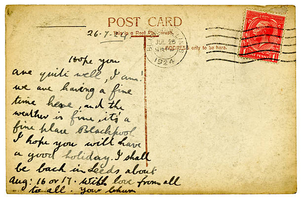 istock Postcard from Blackpool, Lancashire, 1924 184970172