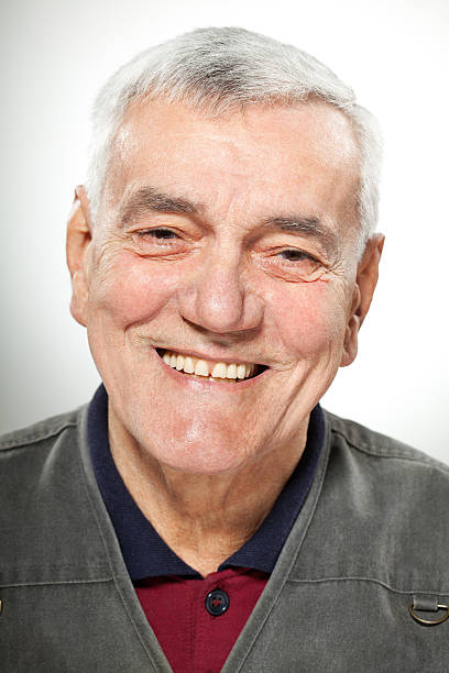 istock Senior happy man smiling 184970303