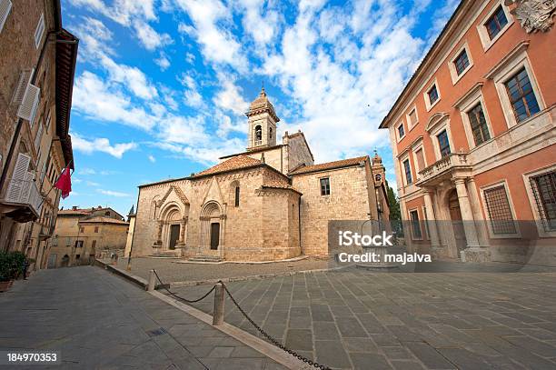 Pienza Cathedral Stock Photo - Download Image Now - Cathedral, Church, Horizontal