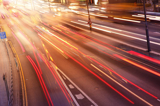 istock Speeding Cars on a Busy Highway 184970666