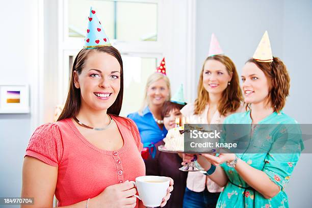 Celebrating Birthday Girl Stock Photo - Download Image Now - 25-29 Years, 30-34 Years, 30-39 Years