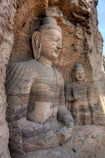 istock Carved Buddha at Yungang Caves, Datong, China 184970880