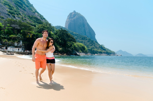 Couple enjoying Rio de Janeiro