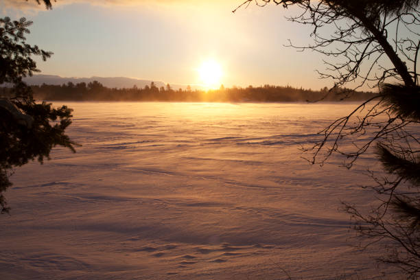 Stockholm Archipelago, Sweden in winter time. Tranquil landscape. I