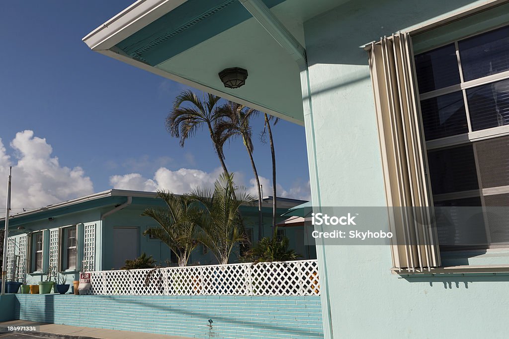 Green Motel - Lizenzfrei Fenster Stock-Foto