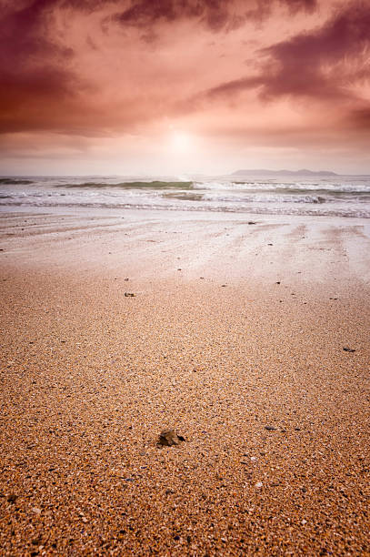 gordons ベイの夕暮れ - south africa coastline sea wave ストックフォトと画像