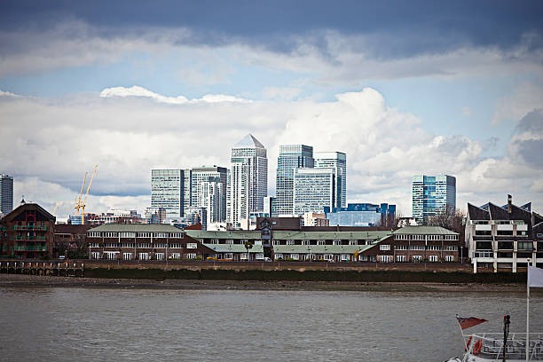istock Canary Wharf financial center view from Greenwich 184971749