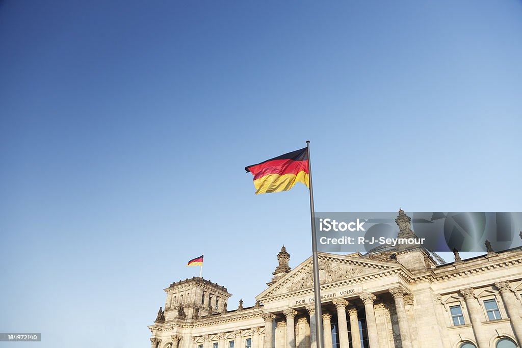 Reichstag, Berlin "Wide angle shot of the Reichstag in Berlin, home of Germany's Parliament." Bundestag Stock Photo