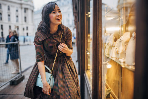 istock Woman window shopping 1849722619