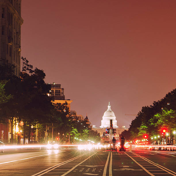 istock US Capitol and street light in Washington DC 184972341
