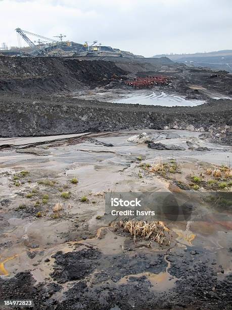 Open Strip Coal Mine Stock Photo - Download Image Now - Air Pollution, Backhoe, Bucket-wheel Excavator