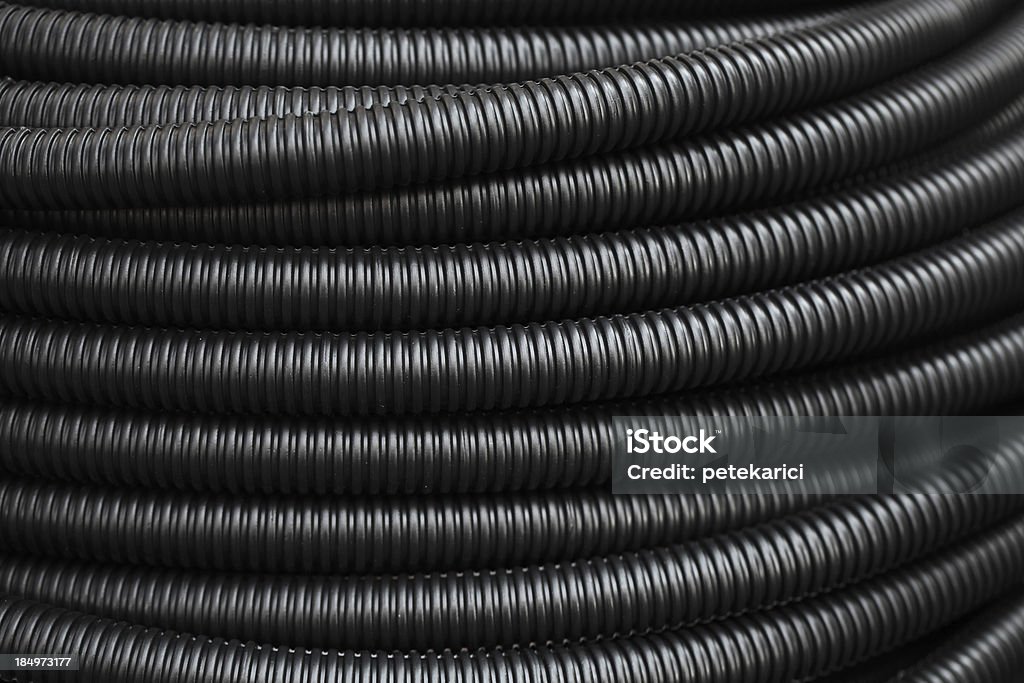 Slim tubos de PVC negro - Foto de stock de Abstracto libre de derechos