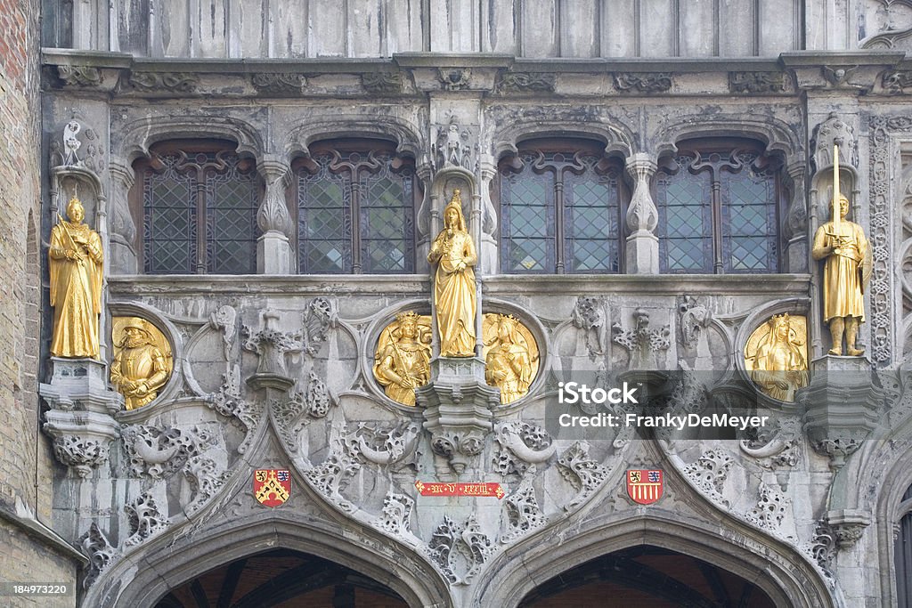 Détail de la Basilique Saint-sang de Bruges - Photo de Belgique libre de droits