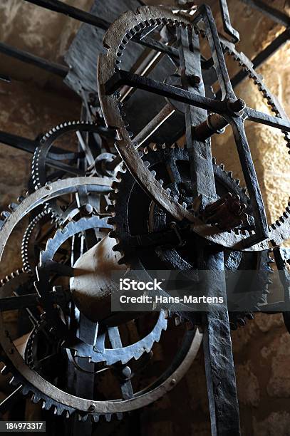 Large Historic Clockworks Of A Bell Tower Stock Photo - Download Image Now - Clockworks, Large, Accuracy