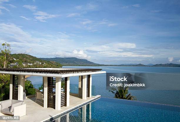 Vila Tropical Piscina Virado Para O Mar - Fotografias de stock e mais imagens de Moderno - Moderno, Casa, Litoral