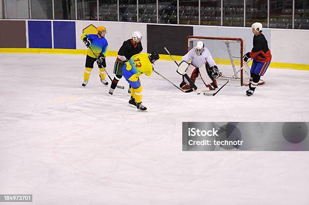 Ice Hockey Attack Action Stock Photo - Download Image Now - Activity, Adult, Adults Only