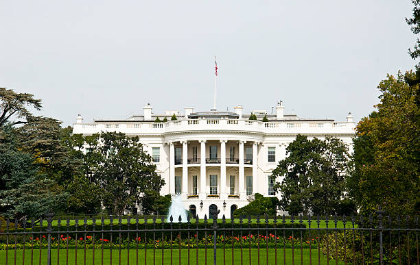 la maison blanche - white house president of the usa lafayette square eastern usa photos et images de collection