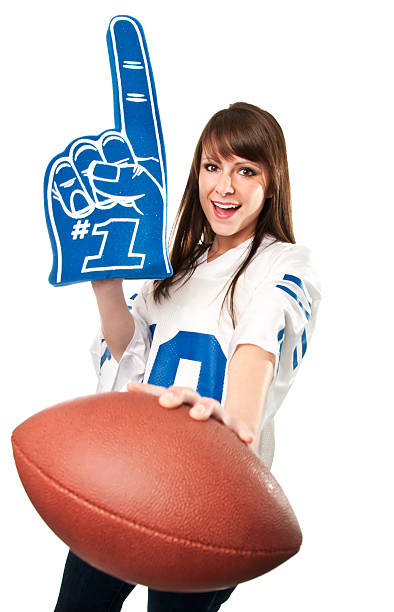 istock Female Football Fan 184974695