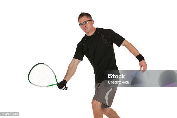Racquetballplayer Stockfoto und mehr Bilder von Männer - Männer, Racquetball, Spielen