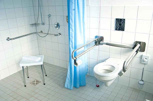 istock bathroom for handicapped people - behindertengerecht 184976379