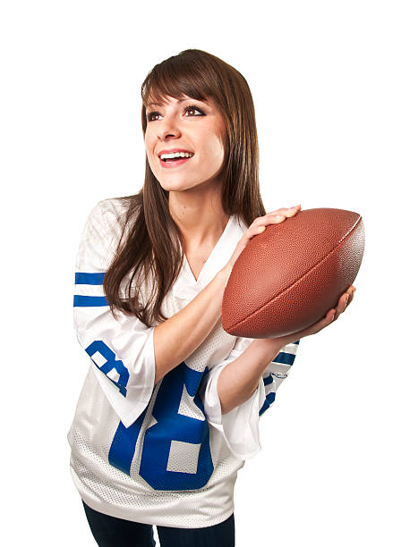 istock Female Football Fan 184976527