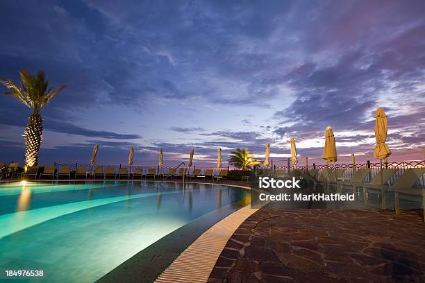 Pool Im Resort Stockfoto und mehr Bilder von Nacht - Nacht, Resort-Schwimmbecken, Cabo San Lucas