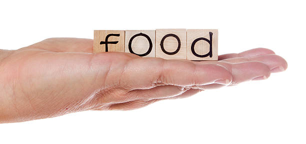 istock Hand Holding Word Food 184976554