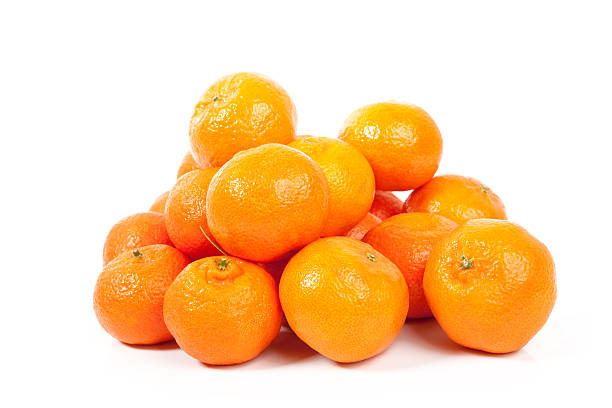 istock Tangerines on white background XXXL 184977131