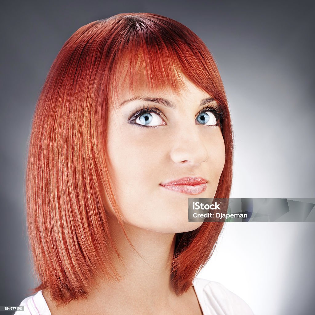 빨간 머리 뷰티 - 로열티 프리 20-29세 스톡 사진