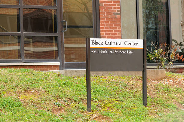 istock Black cultural center sign 184977942