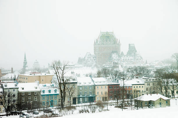 istock Quebec City during a Snowstorm 184978003