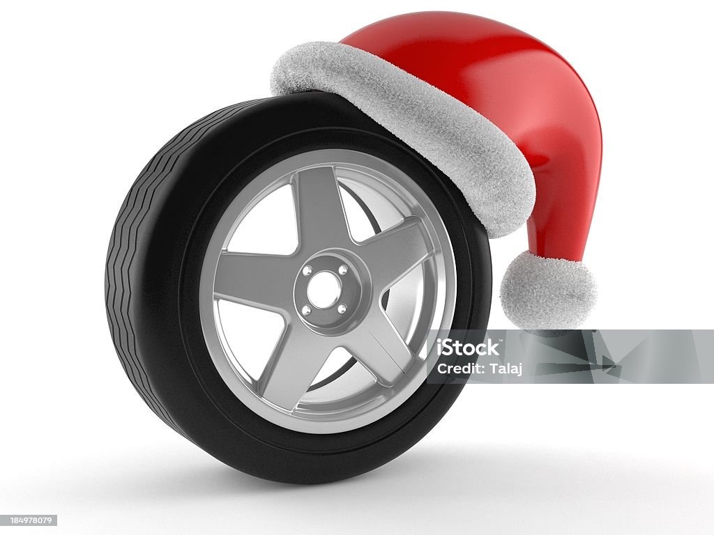 車の車輪 - クリスマスのロイヤリティフリーストックフォト