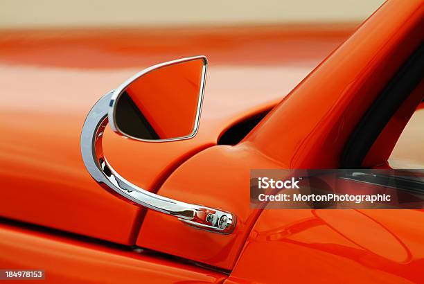 Photo libre de droit de Orange Cabriolet Miroir banque d'images et plus d'images libres de droit de 1936 - 1936, 35-39 ans, Abstrait
