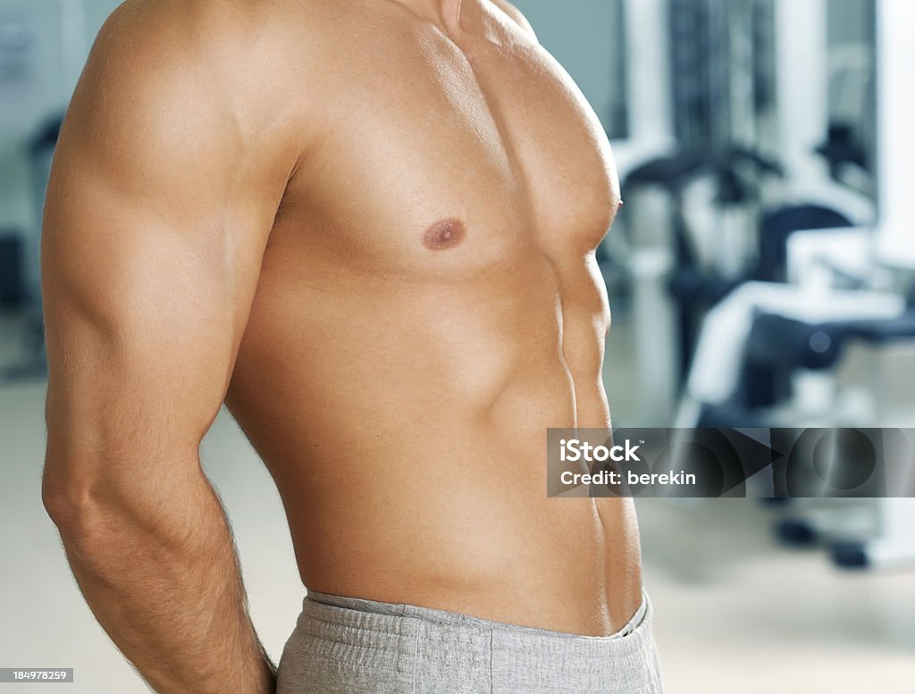 Masculino torso perfeito - Foto de stock de 20 Anos royalty-free