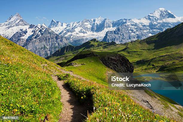 Die Berge Im Sommer Stockfoto und mehr Bilder von Berg - Berg, Berggipfel, Schweiz