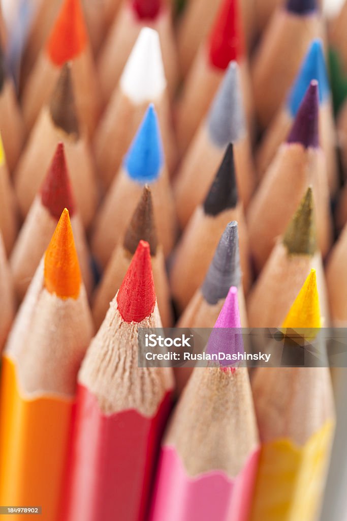 Lápis colorido - Royalty-free Afiado Foto de stock