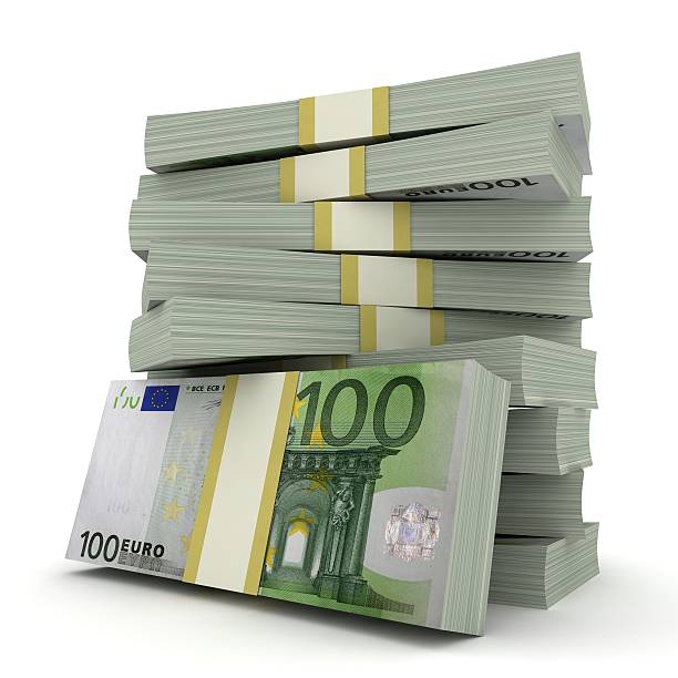 Euro Banknotes stock photo