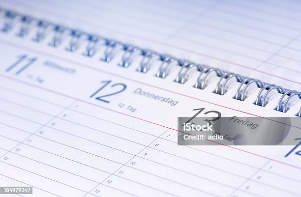 Friday The 13th Stock Photo - Download Image Now - Calendar, German Culture, Friday