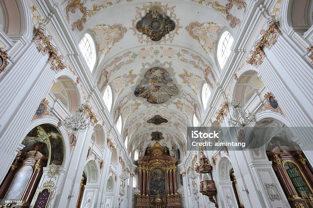 예수회 성당도 Luzern - 로열티 프리 0명 스톡 사진