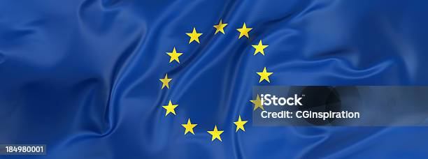 Europäische Union Flaggenbanner Stockfoto und mehr Bilder von Europaflagge - Europaflagge, Europäische Union, Flagge