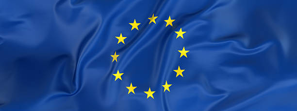 유럽연합기 배너입니다 - european union flag european community flag europe 뉴스 사진 이미지