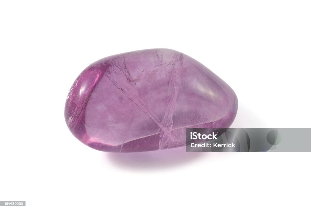 Fluorkalzium Hälfte wertvolle stone. garantiert authentische - Lizenzfrei Alternative Medizin Stock-Foto