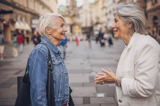 istock Mature women in city 1849801058