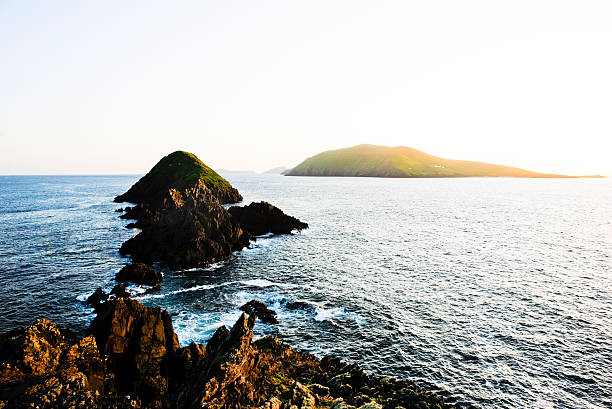 아일랜드-던모어 헤드 - republic of ireland famous place dingle peninsula slea head 뉴스 사진 이미지