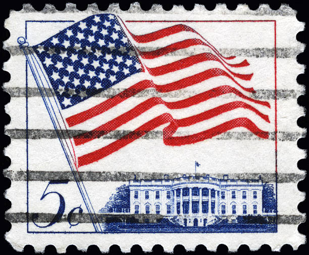 istock American Flag and Washington DC White House 184981282
