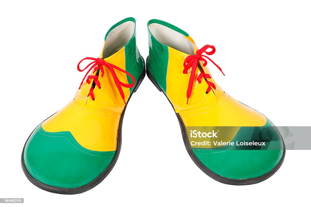 Clown Shoes Stock Photo - Download Image Now - Clown Shoe, Arts Culture and  Entertainment, Celebration Event - iStock