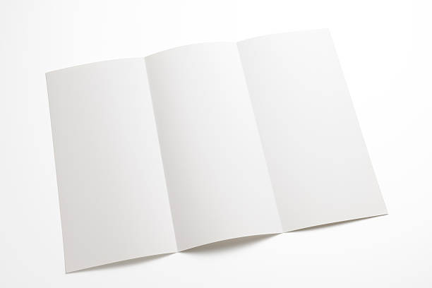 istock Isolated shot of blank booklet on white background 184982840